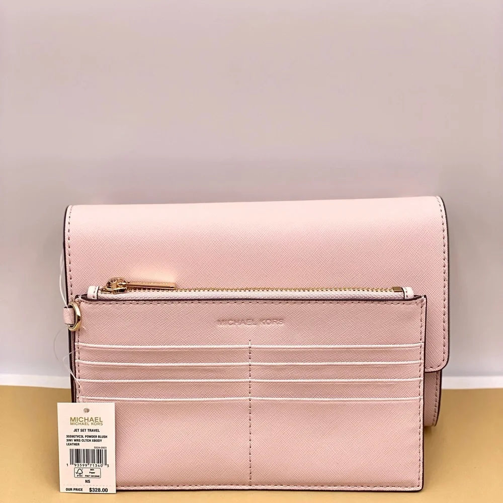 Michael Kors 3 in 1 Crossbody Clutch Wristlet - Picture 10 of 12